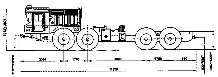 КЗКТ-8005 - Шасси автомобиля